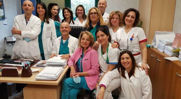 L'équipe di oculistica dell'ospedale "Spaziani" di Frosinone