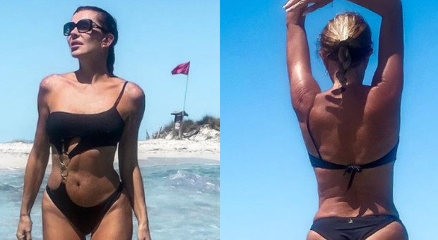 Alba Parietti in bikini a Formentera a 62 anni, la foto scatena le polemiche: «Devi fare più squat». Lei replica