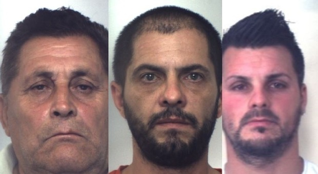 I tre ladri arrestati dai carabinieri. Se hanno derubato anche voi o i vostri cari chiamate il 112