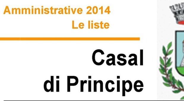 Amministrative 2014 - Le Liste CASAL DI PRINCIPE