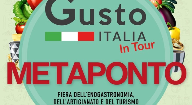«Gusto Italia» arriva in Basilicata: dal 21 al 24 luglio tappa a Metaponto