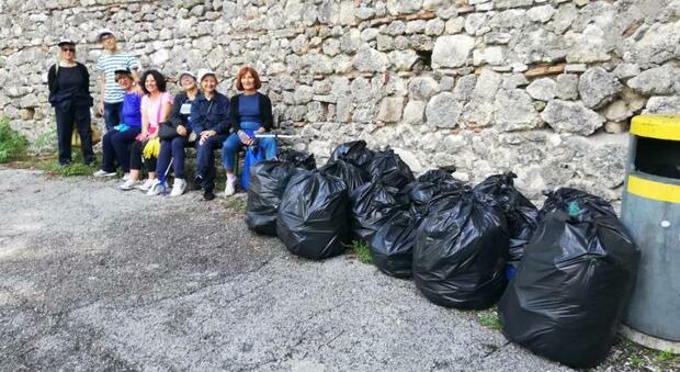 “World CleanUp day”, ripuliti Colle San Mauro e Sant'Antonio al Monte