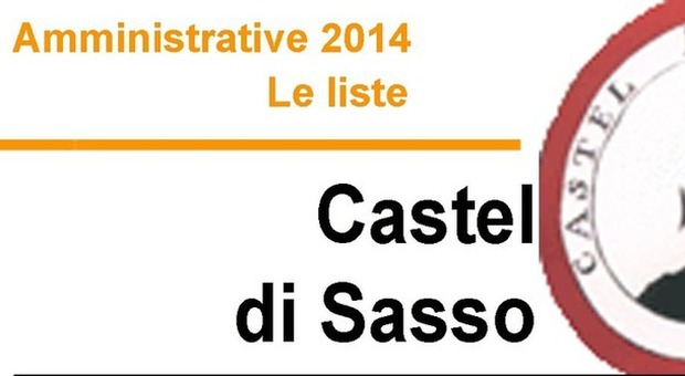Amministrative 2014 - Le Liste CASTEL DI SASSO