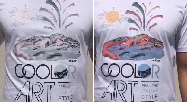 Si colora al sole e racconta una storia È C-Shirt, la maglietta made in Naples