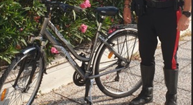 La bicicletta rubata al pensionato bassanese