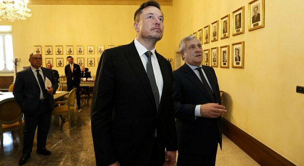 Auto elettriche, Elon Musk vede a Palazzo Chigi Meloni e Tajani