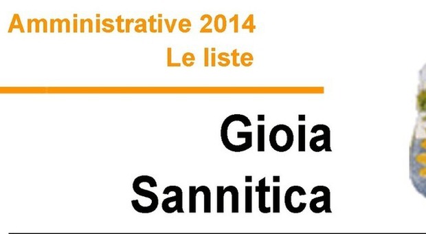 Amministrative 2014 - Le Liste GIOIA SANNITICA