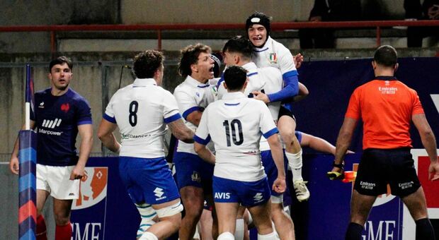 Rugby Italia, storica vittoria dell'Under 20 a Beziers: battuti per la prima volta nel Sei Nazioni la Francia tre volte campione del mondo