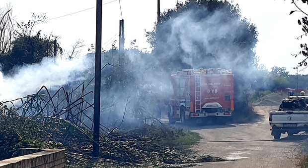 Montalto: incendio blocca il traffico lungo la statale Aurelia