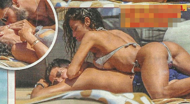 Raffaella Fico, vacanza hot col nuovo fidanzato Giulio Fratini nel resort di lusso