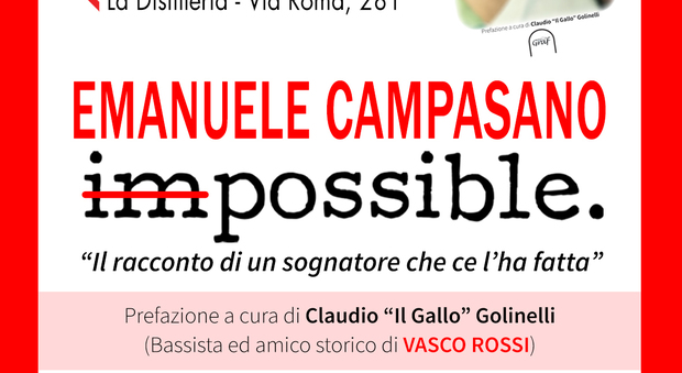 «Impossibile», alla Feltrinelli di Pomigliano l'impresa di un fan di Vasco Rossi
