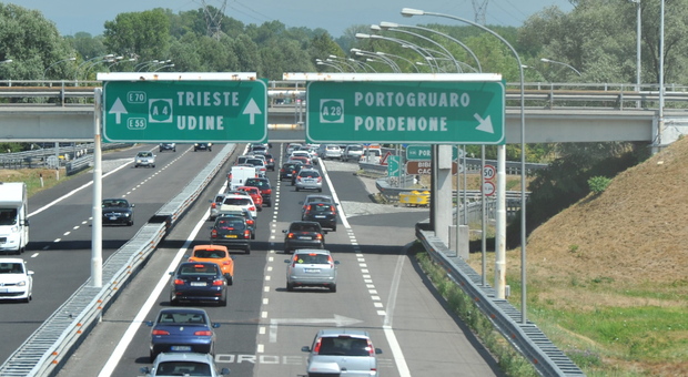 Autostrade Venete, più veicoli in transito verso le località di villeggiatura rispetto al 2019. Rallentamenti verso Venezia e Trieste