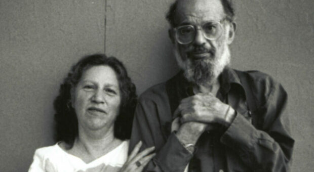 Diane di Prima con Allen Ginsberg