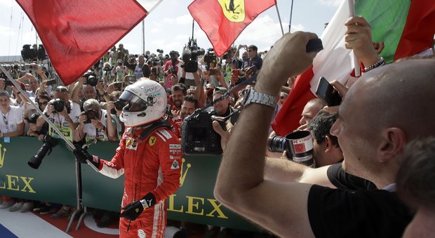 Gp d'Inghilterra, Vettel: «Bella battaglia, hospinto come un pazzo, sorpreso da Bottas»