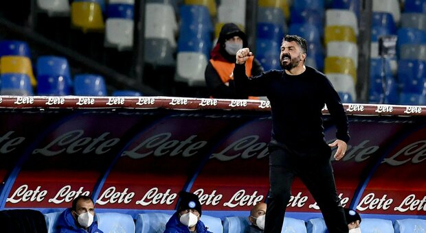 Napoli, il rammarico di Gattuso: «Stasera potevamo anche perderla»