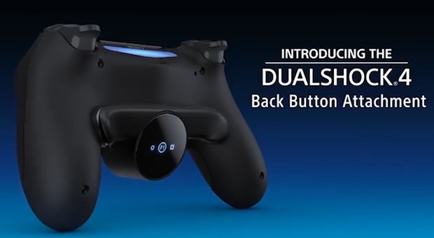 Playstation lancia nuovi strani pulsanti posizionati sul retro del controller DualShock 4