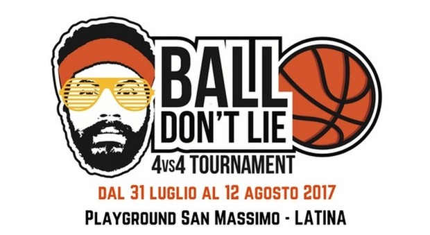 Al via lunedì prossimo la terza edizione del Ball don't Lie, il torneo sotto le stelle di basket più coinvolgente a Latina