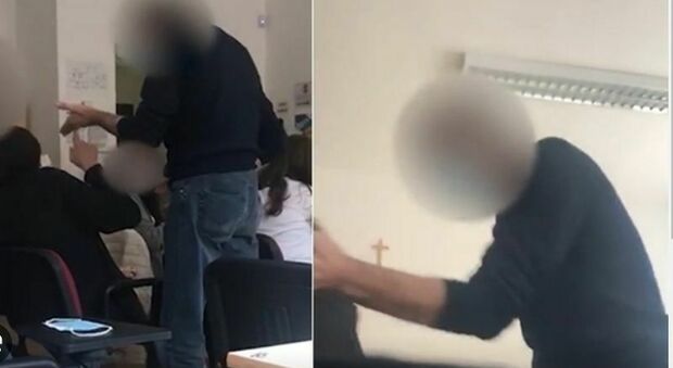 Professore divide due alunni che litigano e viene picchiato da uno studente (che poi va in gita)