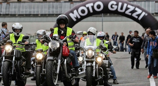Una delle passate edizioni del Moto Guzzi Open House