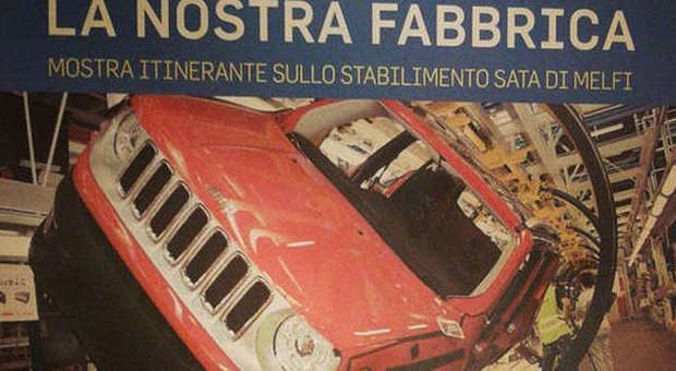 Il manifesto del tour degli operai Fiat di Melfi