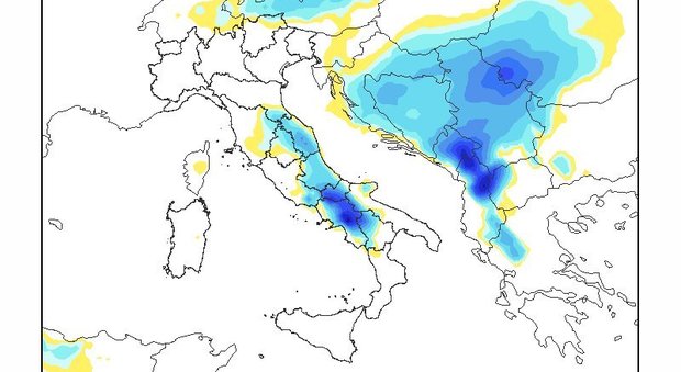 Meteo, Burian e l'effetto Russian sull'Italia: torna il gelo e la neve a Napoli