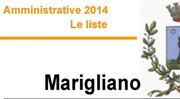 Amministrative 2014 - Le Liste MARIGLIANO