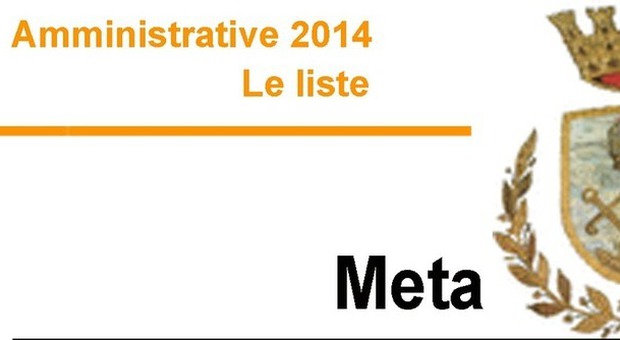 Amministrative 2014 - Le Liste META