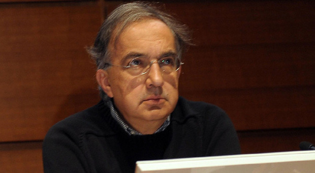 Sergio Marchionne durante l'assemblea degli azionisti