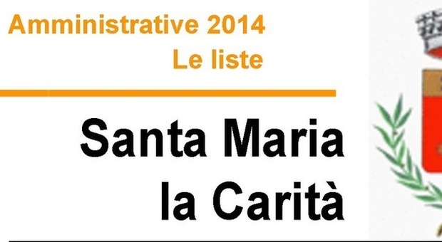 Amministrative 2014 - Le Liste SANTA MARIA LA CARITA'