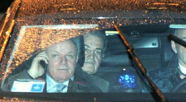 Romano Prodi dopo l'incontro con il premier Renzi