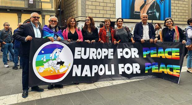 Europe For Peace, sit-in a Napoli per chiedere la fine del conflitto in Ucraina