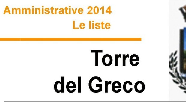 Amministrative 2014 - Le Liste TORRE DEL GRECO