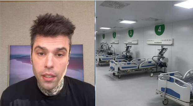 Fedez-Ferragni, l'attacco della Lombardia: «Con la loro donazione all'ospedale Fiera 14 posti letto in terapie intensive, non 150»