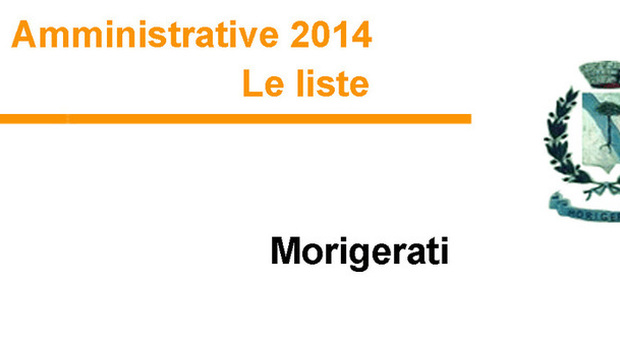 ​​​​​Amministrative 2014 - Le liste MORIGERATI