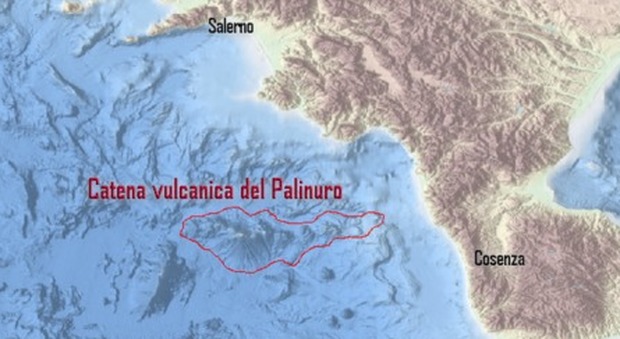 Mar Tirreno, scoperti 15 vulcani sommersi: è la catena del Palinuro