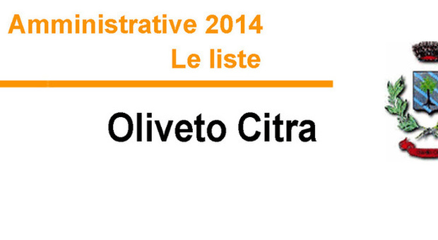 ​​​​​Amministrative 2014 - Le liste OLIVETO CITRA