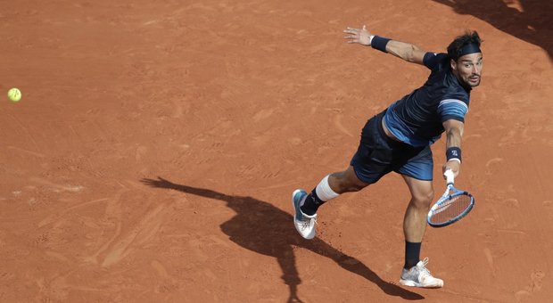 Roland Garros, Fognini è fuori: ai quarti Djokovic, Nishikori e Zverev