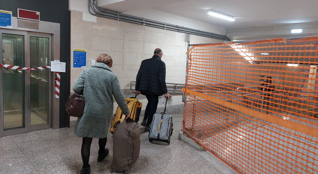 La stazione di Terni è un maxi cantiere, guasto l'ascensore per i disabili e non solo da dieci giorni