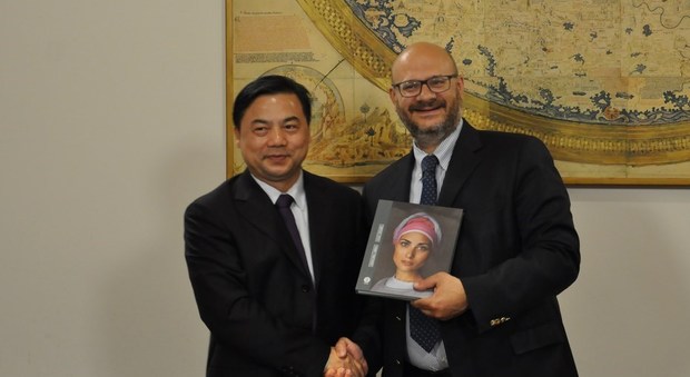 Perugia, intesa Umbria-Cina Bartolini incontra il rettore della University di Sichuan