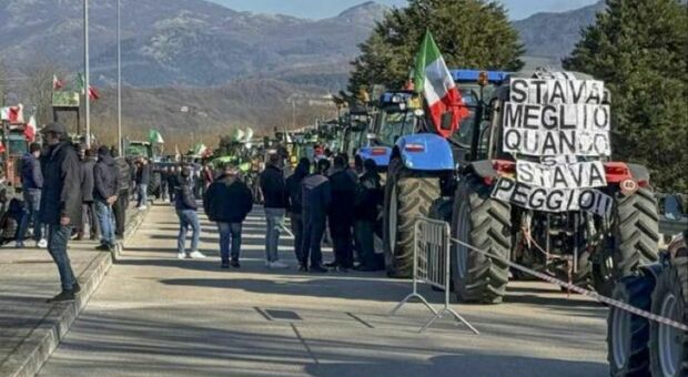 Protesta degli agricoltori ad Avellino