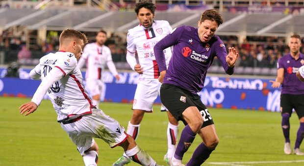 Fiorentina e Cagliari senza vinti: Pavoletti risponde a Veretout