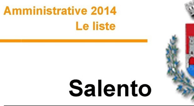 ​​​​​​​​​Amministrative 2014 - Le liste SALENTO