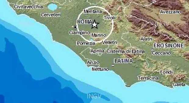 Terremoto a Roma, due scosse in mattinata ​di magnitudo 2.5 su monti Cornicolani
