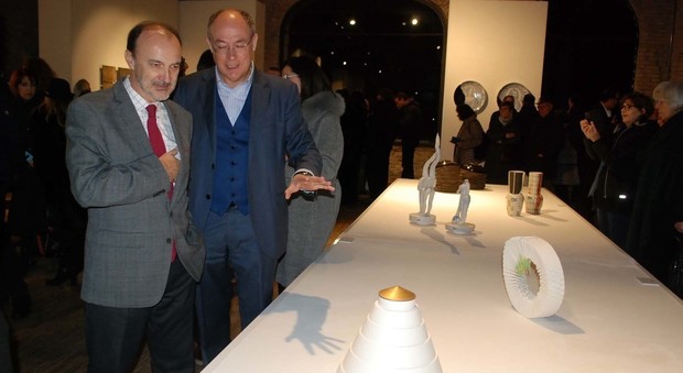 L'ambasciatore spagnolo all'inaugurazione della Biennale d'Arte della ceramica