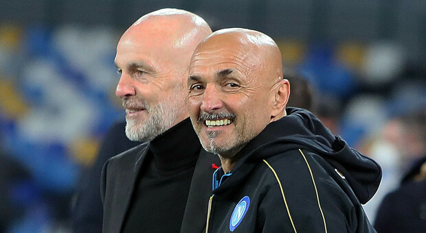 Luciano Spalletti con Stefano Pioli