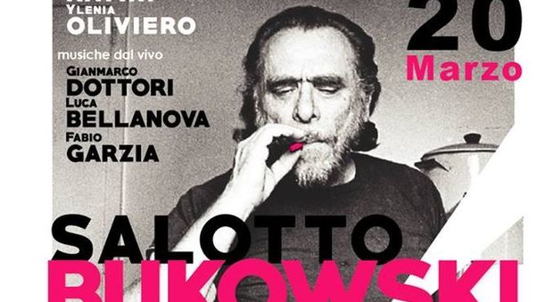 Salotto Bukowski, lo spettacolo che rende omaggio a Charles Bukowski all'Auditorium Parco della Musica