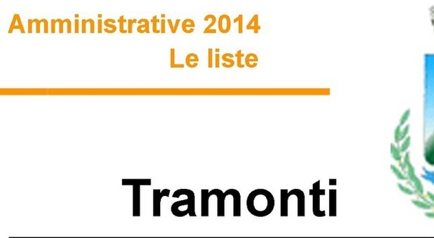 ​​​​​​​​​​​Amministrative 2014 - Le liste TRAMONTI