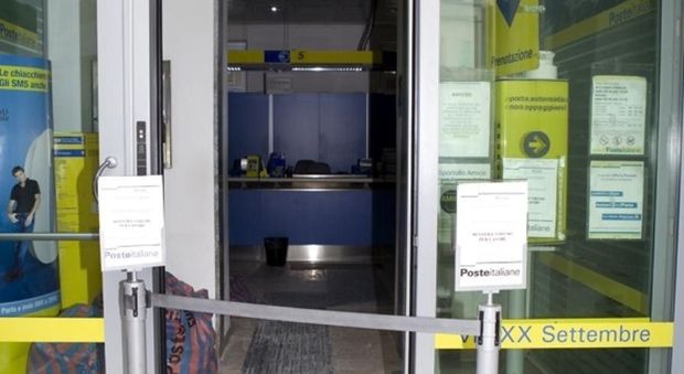 Rapina all'ufficio postale di Ripi: è la seconda da luglio