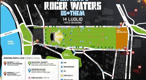 Roger Waters al Circo Massimo: tutto quello che c'è da sapere su biglietti e trasporti