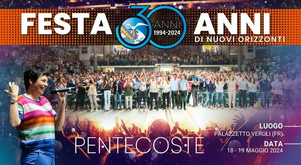 La comunità "Nuovi Orizzonti" compie 30 anni, due giorni di festa a Veroli: videomessaggio di papa Francesco